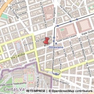 Mappa Viale Giulio Cesare,  92, 00192 Roma, Roma (Lazio)