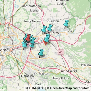 Mappa Via Collemulino, 00132 Roma RM, Italia (6.305)