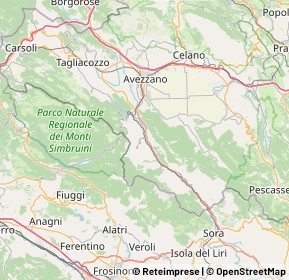 Mappa 67054 Civitella Roveto AQ, Italia (21.23875)