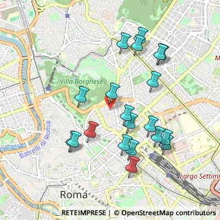 Mappa Via Sardegna, 00187 Roma RM, Italia (1.0495)