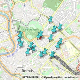 Mappa Via Sardegna, 00187 Roma RM, Italia (0.938)