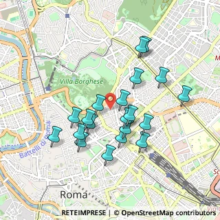 Mappa Via Sardegna, 00187 Roma RM, Italia (0.8795)