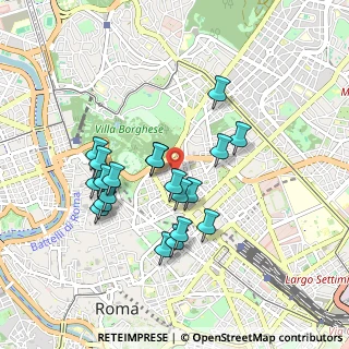Mappa Via Sardegna, 00187 Roma RM, Italia (0.866)