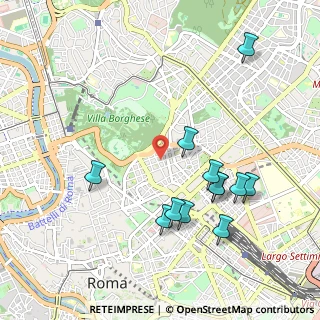 Mappa Via Sardegna, 00187 Roma RM, Italia (1.0975)