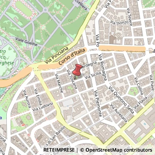 Mappa Via Sicilia, 70, 00187 Roma, Roma (Lazio)