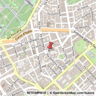 Mappa Via Boncompagni, 18, 00187 Roma, Roma (Lazio)