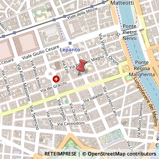 Mappa Via dei Gracchi, 278, 00192 Roma, Roma (Lazio)