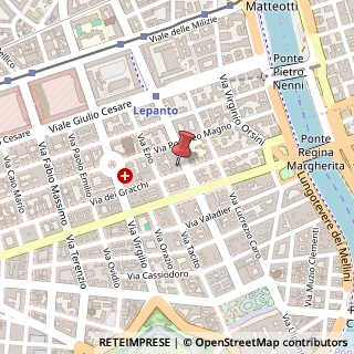Mappa Via dei Gracchi, 278, 00192 Roma, Roma (Lazio)