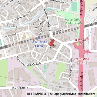 Mappa Via Francesco Vitalini, 31, 00155 Roma, Roma (Lazio)