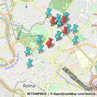 Mappa Via Sicilia, 00195 Roma RM, Italia (1.005)