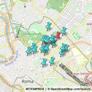 Mappa Via Sicilia, 00195 Roma RM, Italia (0.6075)