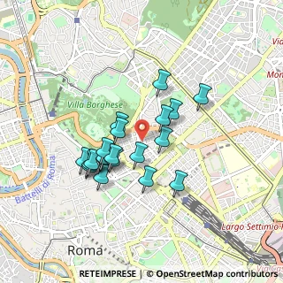 Mappa Via Sicilia, 00195 Roma RM, Italia (0.774)