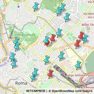 Mappa Via Belisario, 00187 Roma RM, Italia (1.4045)