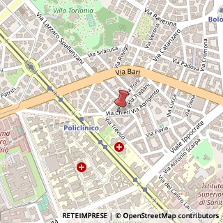Mappa Via Chieti,  14, 00161 Roma, Roma (Lazio)