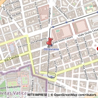 Mappa Via Ottaviano, 111, 00192 Roma, Roma (Lazio)