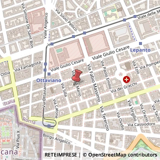 Mappa Via Caio Mario, 13, 00192 Roma, Roma (Lazio)