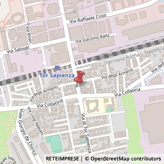 Mappa Via di Tor Cervara, 320, 00155 Roma, Roma (Lazio)