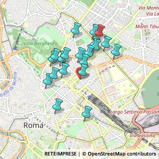 Mappa Piazza delle Finanze, 00185 Roma RM, Italia (0.8345)