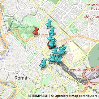 Mappa Piazza delle Finanze, 00185 Roma RM, Italia (0.5345)