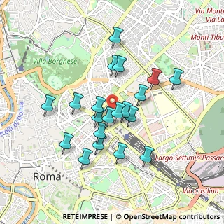 Mappa Piazza delle Finanze, 00185 Roma RM, Italia (0.8275)