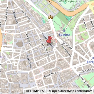 Mappa Via Borgognona, 11, 00187 Roma, Roma (Lazio)