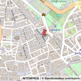 Mappa Piazza di Spagna, 63, 00187 Roma, Roma (Lazio)