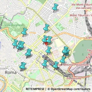 Mappa Via Palestro, 00185 Roma RM, Italia (1.126)
