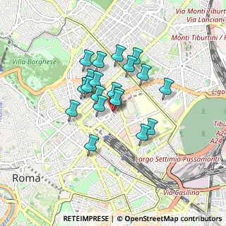 Mappa Via Palestro, 00185 Roma RM, Italia (0.6785)