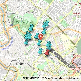 Mappa Via Pastrengo, 00185 Roma RM, Italia (0.721)