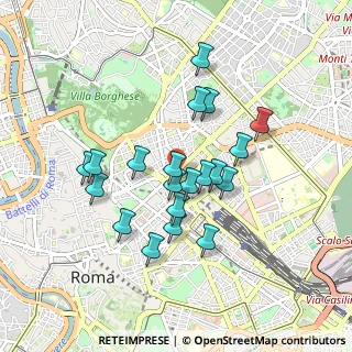 Mappa Via Pastrengo, 00185 Roma RM, Italia (0.814)