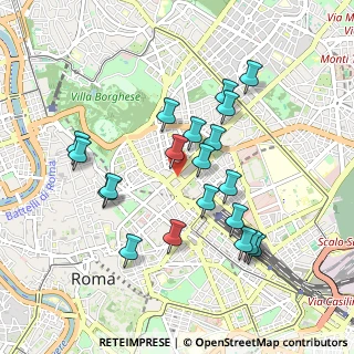 Mappa Via Pastrengo, 00185 Roma RM, Italia (0.9365)