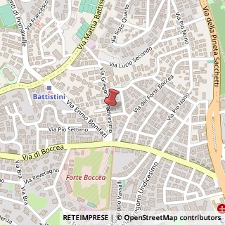 Mappa Via Gregorio XIII,  24, 00167 Roma, Roma (Lazio)