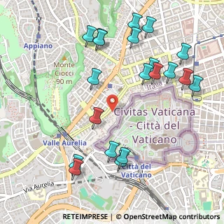 Mappa Via Marcantonio Bragadin, 00165 Roma RM, Italia (0.6285)