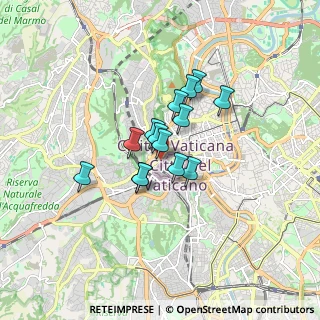 Mappa Via Marcantonio Bragadin, 00165 Roma RM, Italia (1.145)