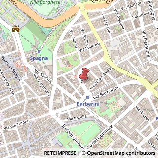 Mappa Via Vittorio Veneto, 12, 00187 Roma, Roma (Lazio)
