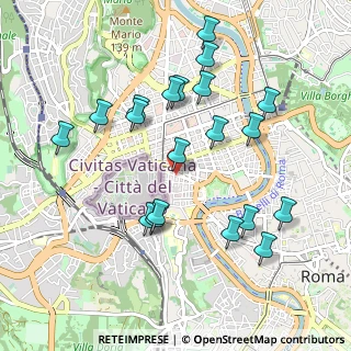 Mappa Via Tibullo, 00195 Roma RM, Italia (1.0475)