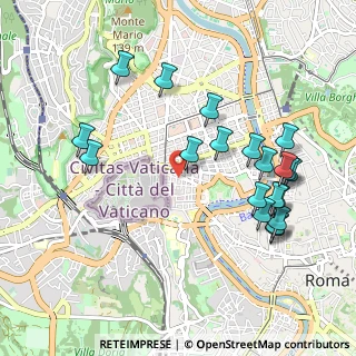 Mappa Via Tibullo, 00195 Roma RM, Italia (1.1425)