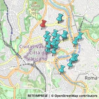 Mappa Via Tibullo, 00195 Roma RM, Italia (0.7575)