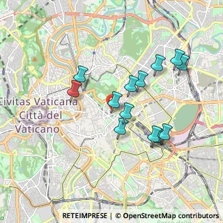 Mappa Via del Basilico, 00187 Roma RM, Italia (1.75615)
