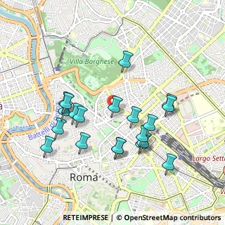 Mappa Via del Basilico, 00187 Roma RM, Italia (0.984)