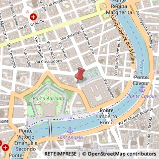 Mappa Piazza Cavour,  10, 00193 Roma, Roma (Lazio)