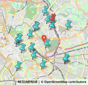 Mappa Tiburtino, 00185 Roma RM, Italia (2.10895)