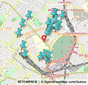 Mappa Tiburtino, 00185 Roma RM, Italia (0.9295)