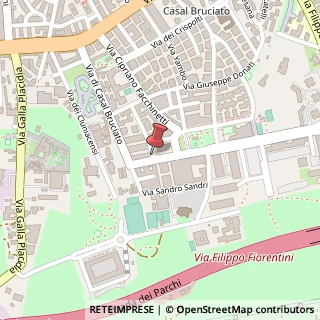 Mappa Via Riccardo Zampieri, 50, 00159 Roma, Roma (Lazio)