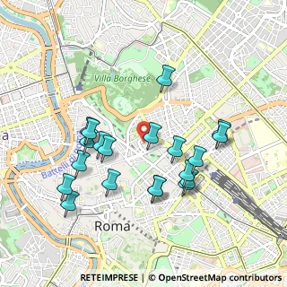 Mappa Via Molise, 00187 Roma RM, Italia (0.9825)