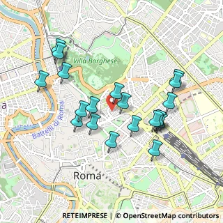 Mappa Via Molise, 00187 Roma RM, Italia (0.968)