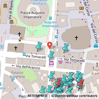 Mappa Via Tomacelli, 00186 Roma RM, Italia (0.08966)