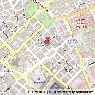 Mappa Via Goito, 58A, 00185 Roma, Roma (Lazio)