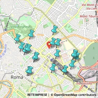 Mappa Via Curtatone, 00185 Roma RM, Italia (1.084)