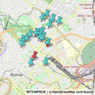 Mappa Via Curtatone, 00185 Roma RM, Italia (0.887)